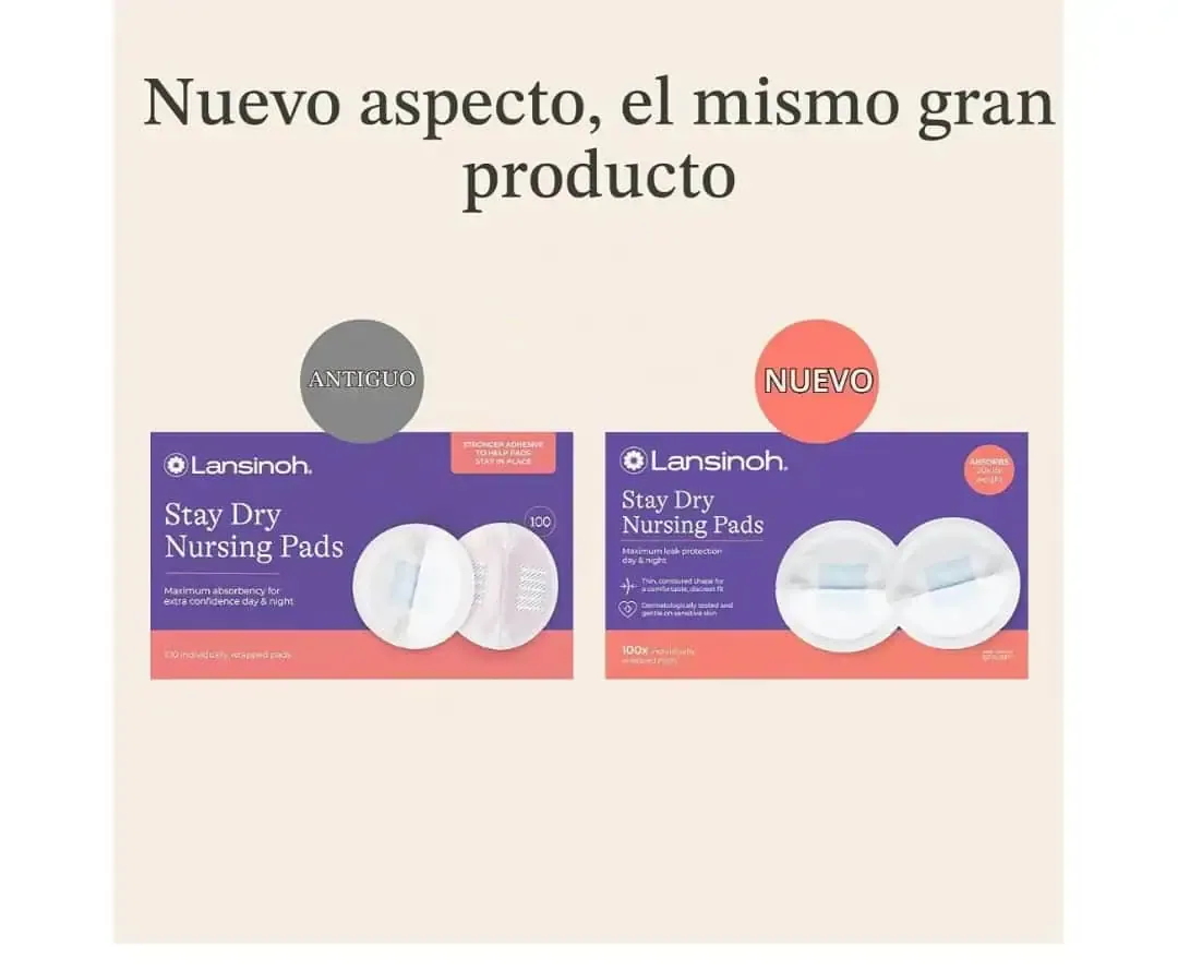 Protectores para lactancia Lansinoh Stay Dry 100 Almohadillas desechables, foto 6