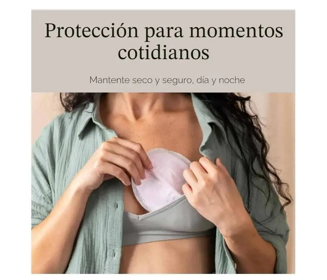 Protectores para lactancia Lansinoh Stay Dry 100 Almohadillas desechables, foto 4