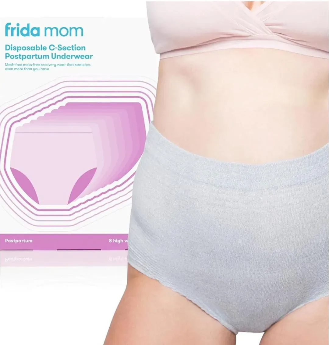 Blumers posparto desechables Frida Mom – sin costuras y con soporte elástico.