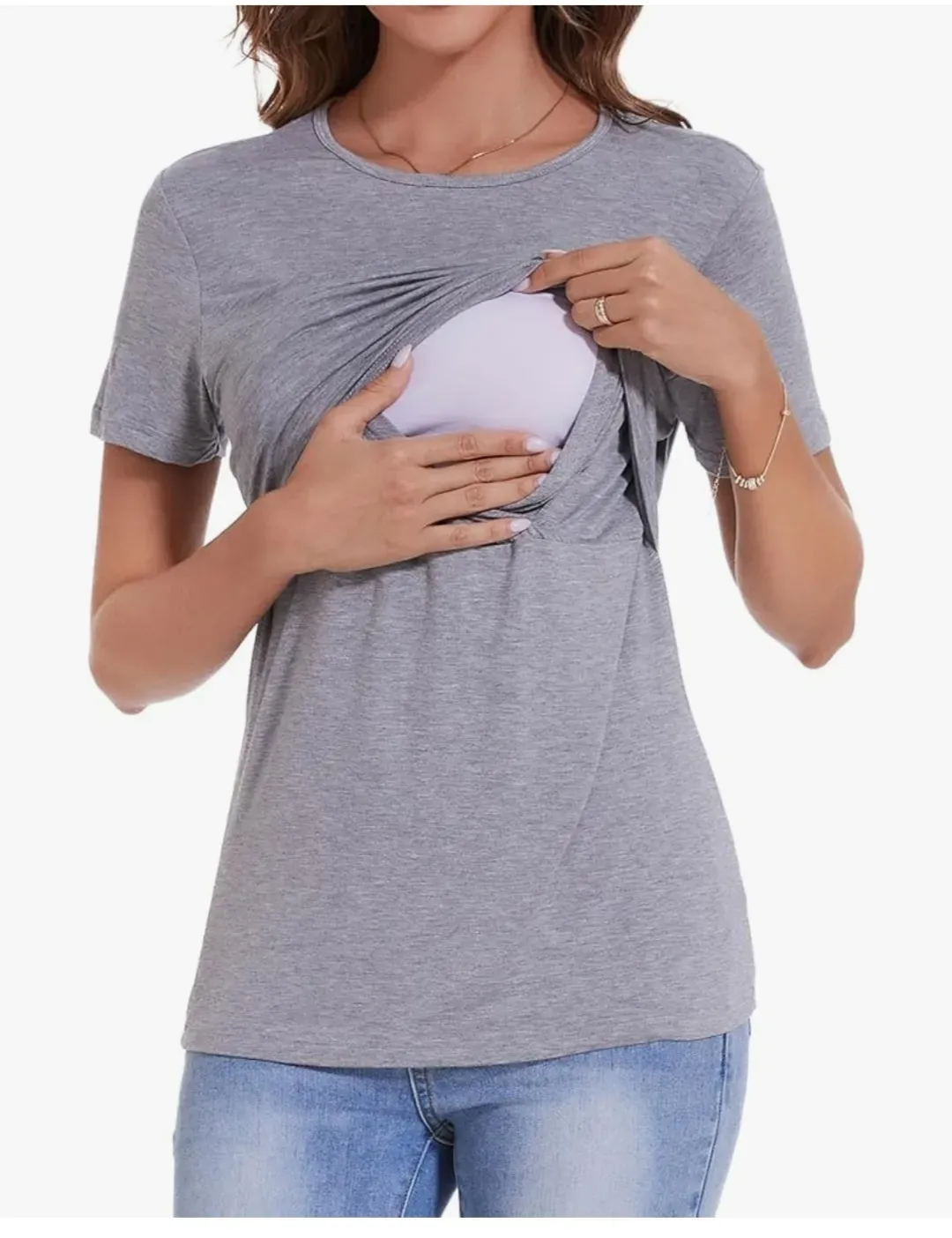 Blusa embarazo y lactancia