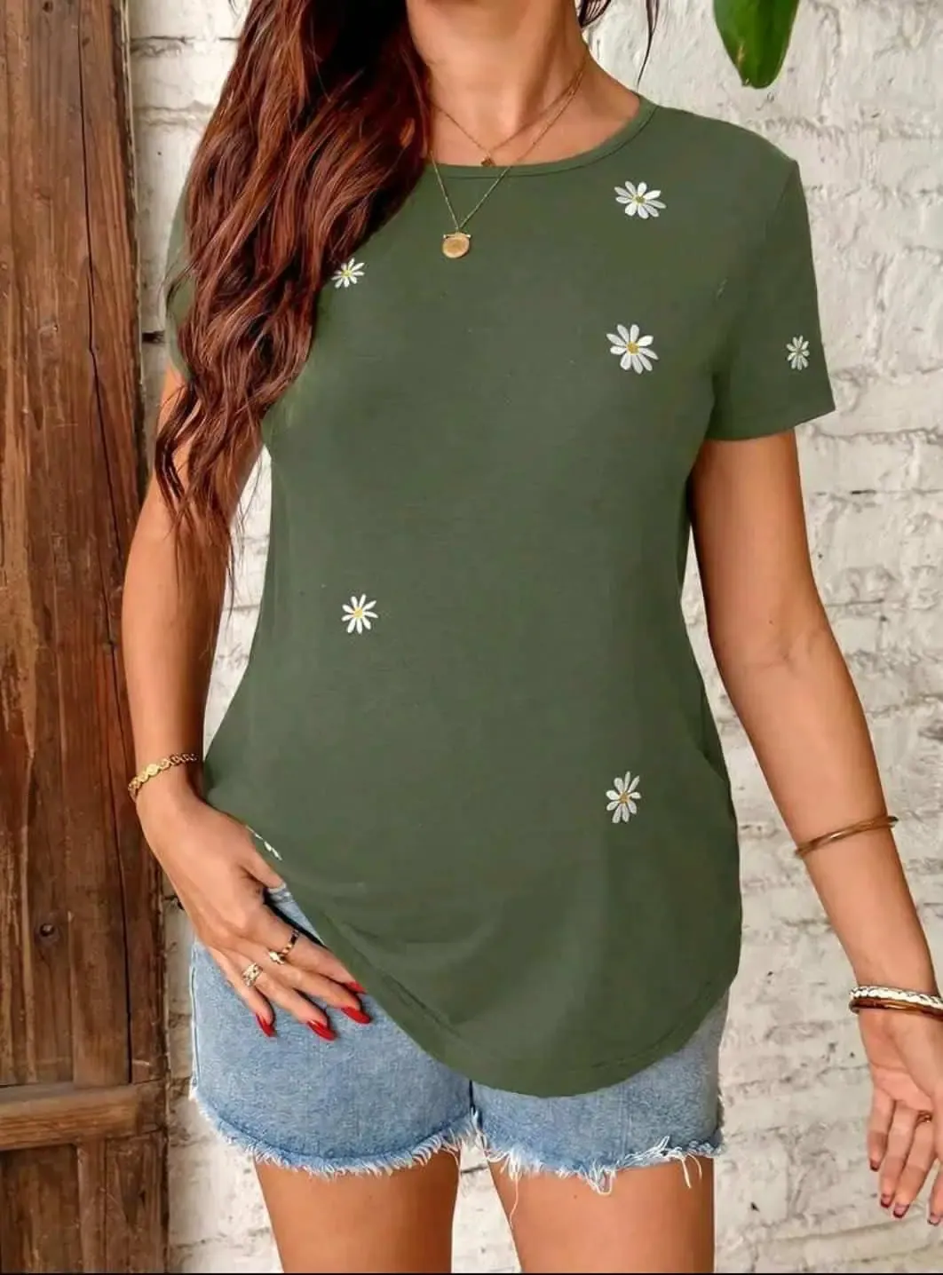 Blusa Flor Oliva, foto 4