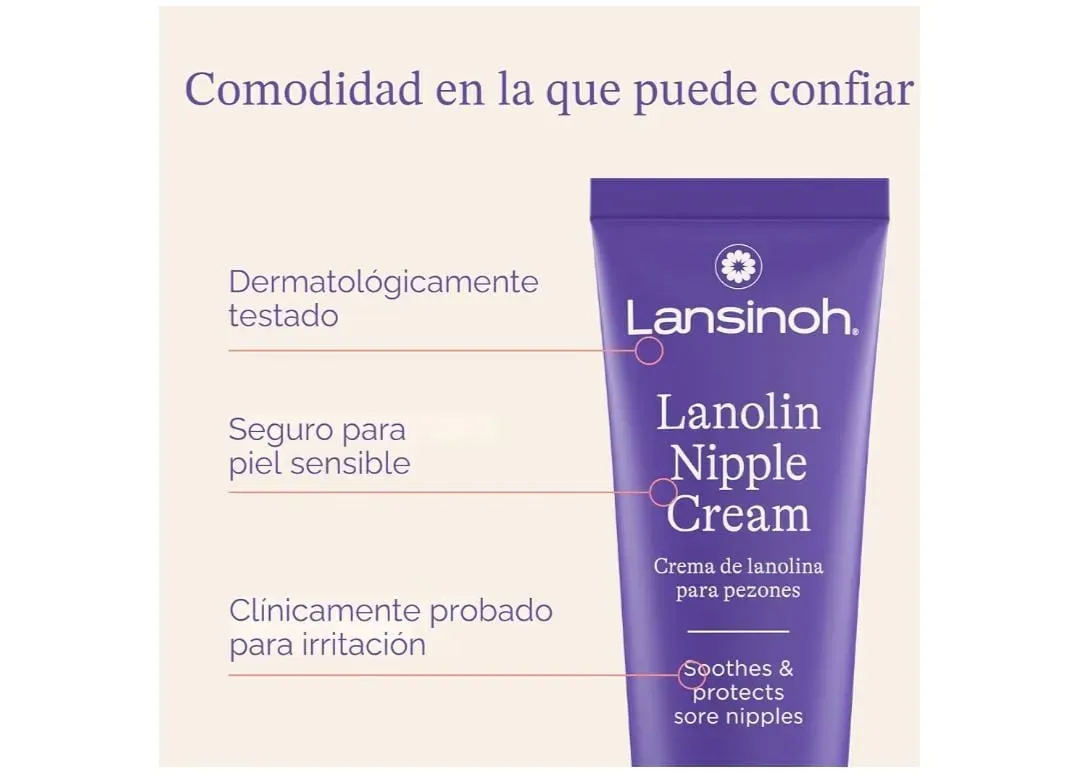 Lansinoh Crema de Lanolina para Pezones Segura para la Lactancia del Bebé, foto 2