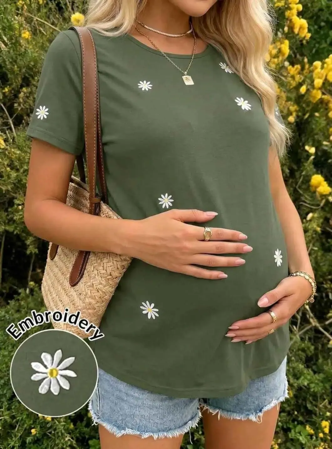 Blusa Flor Oliva, foto 3