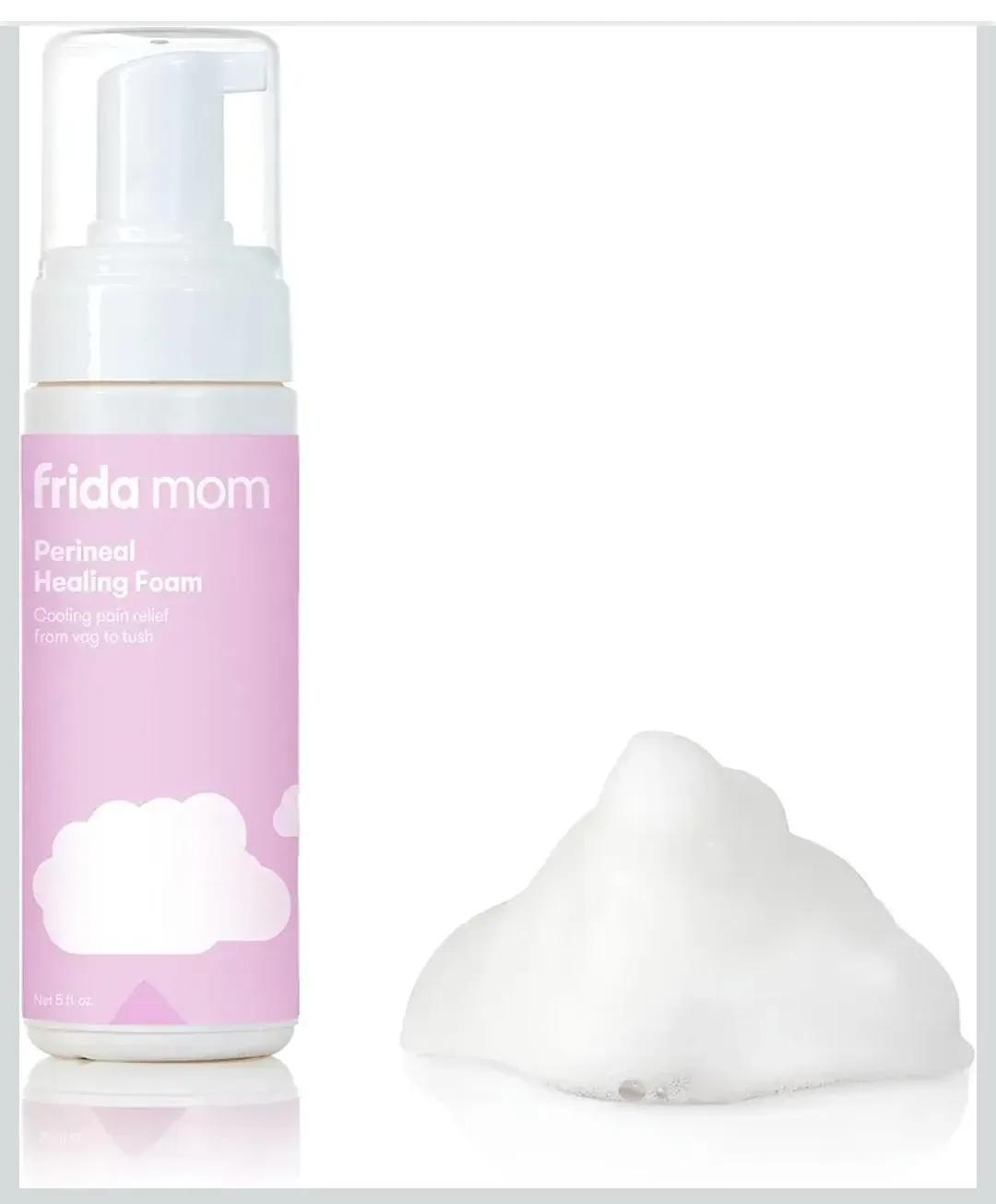 Frida Mom Espuma curativa perineal de hamamelis para cuidado posparto