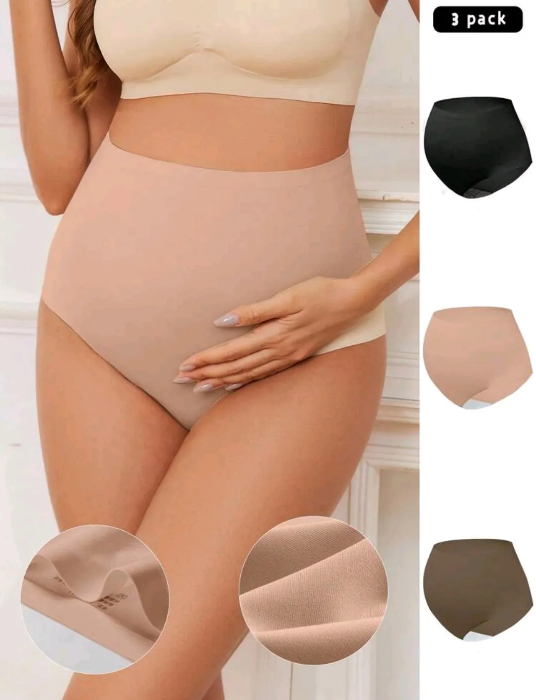 Set de 3 blumer embarazo