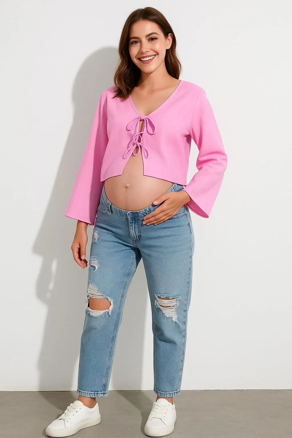 Blusa estilo Belly Out