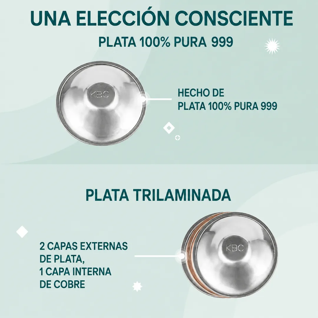 Protectores de plata para pezones Koala Babycare, foto 3